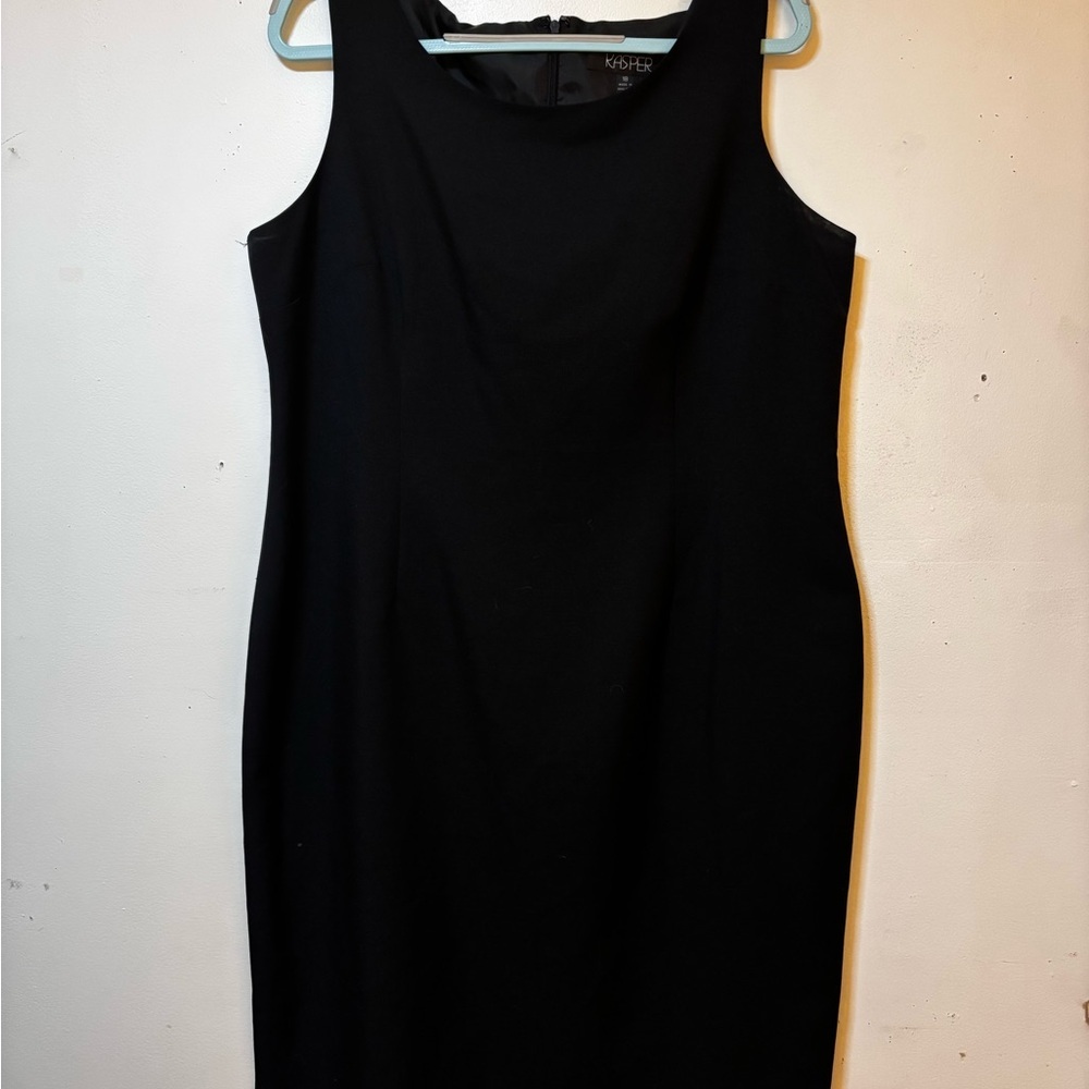 Kasper Black Midi Dress